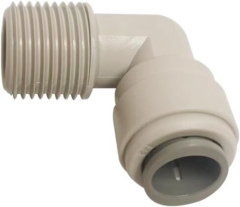 MALIDA Push to Connect Fitting Straight Union Quick Connector, 1/2" to 1/4" O.D. tube water line Fitting for Water Filtration Filter Purifiers RO Systems,10pcs. in Saudi Arabia
