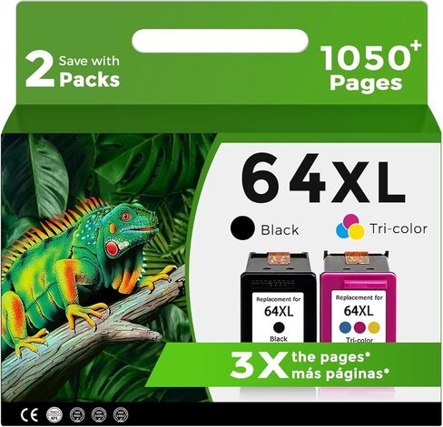 63XL Ink Cartridge Compatible for HP Ink 63 XL Black Color Combo 4650 3830 in Saudi Arabia