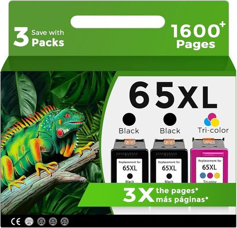 63XL Ink Cartridge Compatible for HP Ink 63 XL Black Color Combo 4650 3830 in Saudi Arabia