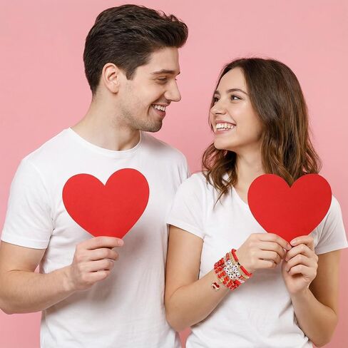 Valentines Day Bracelets Red Love Bracelets for Women Valentines Day Gift for Girlfriend Lover Fashion Outfit Accessories in Saudi Arabia