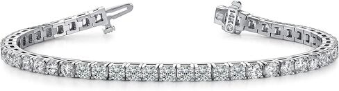 Houston Diamond District 2-8 Carat Classic Tennis Bracelet 14K White Gold Value Collection in Saudi Arabia