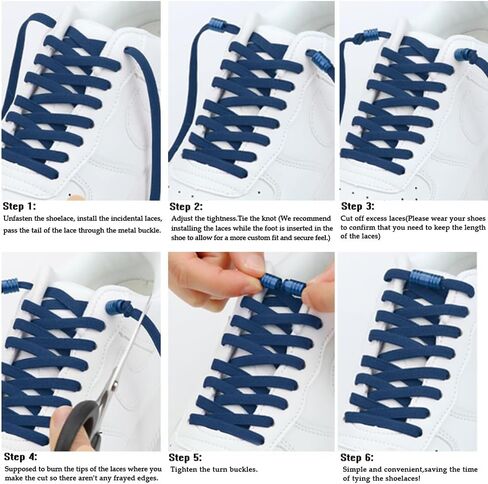 3 Pair Elastic No Tie Shoelaces for Adults Kids - Stretchy Laces for Running Walking Sneakers Tennis Shoes in Saudi Arabia