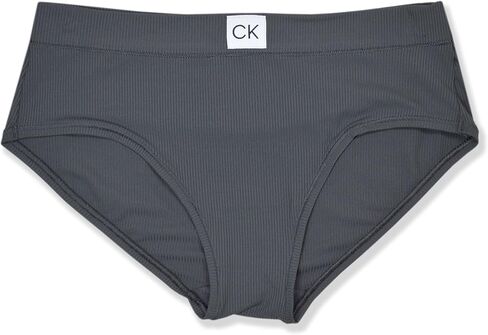 ملابس داخلية نسائية من Calvin Klein مكونة من 3 قطع من مزيج البوليستر المضلع منخفض الارتفاع، in Kuwait