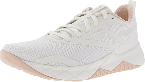 Reebok Women's NFX Trainer Sneaker, Chalk/Washed Clay/Footwear White, 8.5 in Saudi Arabia