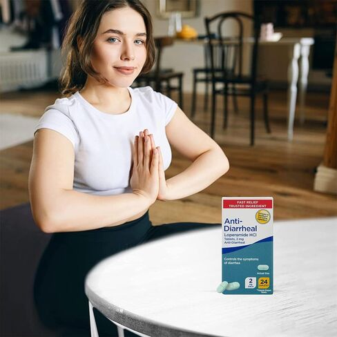 Anti-Diarrheal Loperamide HCl Tablets 2 mg, 24 Count – Fast Relief for Diarrhea, Traveler’s Diarrhea, Stomach Upset & Loose Stools, Helps Restore Comfort and Control in Saudi Arabia