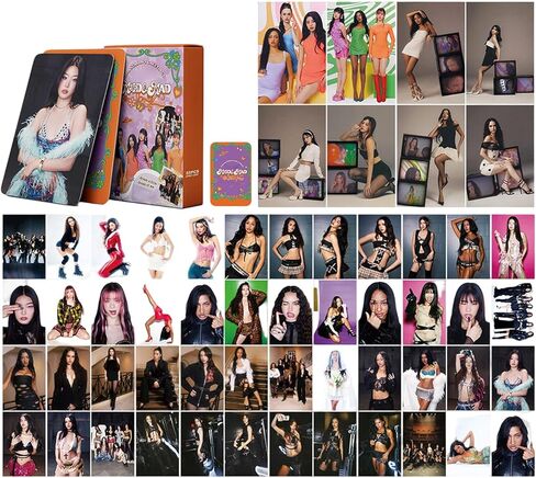 KATSEYE Merch KATSEYE Photocards ألبوم أيدول جديد 55 قطعة مجموعة بطاقات لومو مجموعة بطاقات صور صغيرة Merch هدية لمحبي A05 in Kuwait