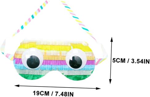 SUPVOX 2pcs Paper Eye Masks for Boys and Girls Birthday Party Games Fun Pinata Supplies for Boy Girl Celebrations Lightweight and Eye-catching Design in Kuwait