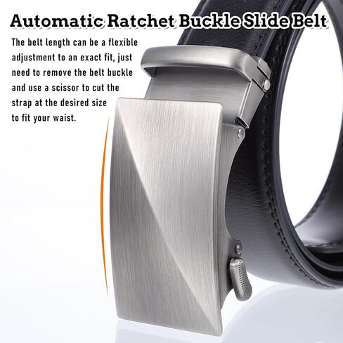 35mm Ratchet Belt Buckle Only for 1 3/8 Slide Belt Strap Automatic Leather Belts Buckle Replacement, Silver in Saudi Arabia