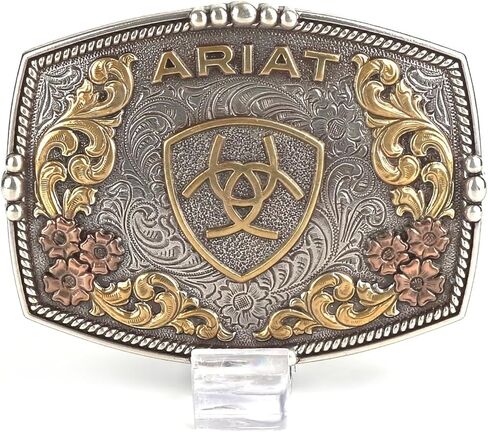 لفافة درع عتيقة للبالغين من الجنسين من ARIAT ومشبك زهرة نحاسي in Kuwait