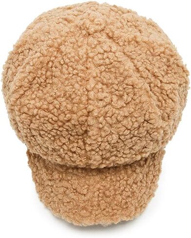 Women’s Winter Newsboy Cap Faux Fur Visor Beret Hat Cabbie Cap in Saudi Arabia