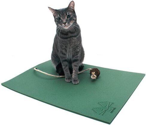 Cat Mat with Catnip Cat Toy. Cat Scratching Post, Bed, Activity Play Mat (Purple) in Saudi Arabia
