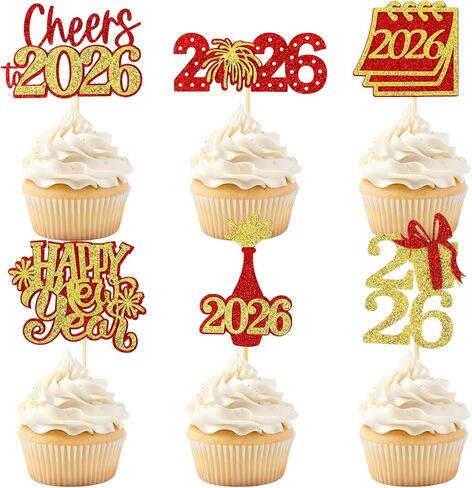 ندفة الثلج كب كيك القبعات العالية 24pcs الوردي والفضي بريق الشتاء العجائب كعكة الزينة المجمدة موضوع كب كيك يختار الشتاء عيد ميلاد السنة الجديدة عيد الميلاد حزب تفضل in Saudi Arabia