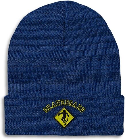 Custom Beanies for Men Skateboard Skateboarder Blading Skating Skull Cap Winter Hats Women One Size in Saudi Arabia