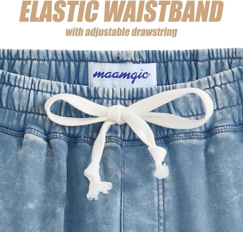 maamgic Mens Casual Shorts 5.5 Inch Cotton Shorts for Men with Elastic Waist & Drawstring for Sleeping, Daily Wear, Golf in Saudi Arabia