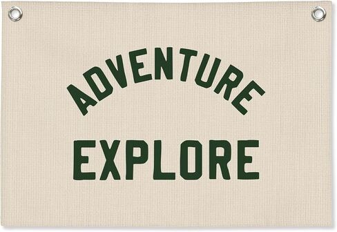 STHTTSW Boys Room Wall Decor,Welcome Camp ers Playroom Camping Linen Canvas Banner, Kids Room Camping Decor Wall Hanging, Classroom Nursery Bedroom Toddler Porch Decoration,30x20 Inch in Saudi Arabia