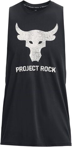 تي شيرت بدون أكمام للرجال من Under Armour Project Rock Brahma Bull in Kuwait