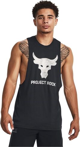 Under Armour Men's Project Rock Brahma Bull Tank Top Sleeveless Tee in Saudi Arabia