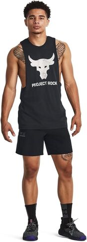 Under Armour Men's Project Rock Brahma Bull Tank Top Sleeveless Tee in Saudi Arabia