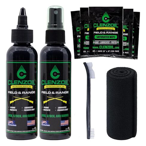 Clenzoil Field & Range Gun Cleaner Lubricant Protectant [CLP] Needle Oiler | Gun Cleaner + Lube in One | 1oz. Bottle of Gun Oil w/Steel Precision Needle Oiler Tip in Saudi Arabia