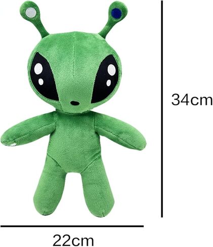 MAIPAI 13inch Green Alien Plush Toy,Soft Alien Plush Stuffed Animal Dolls, Cute Aliens Plushies Plush Figure Pillow for Kids Boys Girls and Fans Christmas,Birthdays in Saudi Arabia
