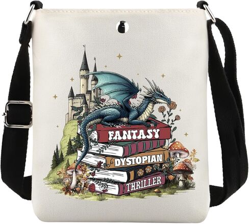 Lywjyb Birdgot Romance Reader Crossbody Bag Feminist Bookish Gift FDT Merch Political Reader Merch in Saudi Arabia