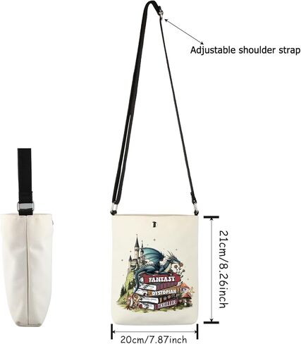 Lywjyb Birdgot Romance Reader Crossbody Bag Feminist Bookish Gift FDT Merch Political Reader Merch in Saudi Arabia