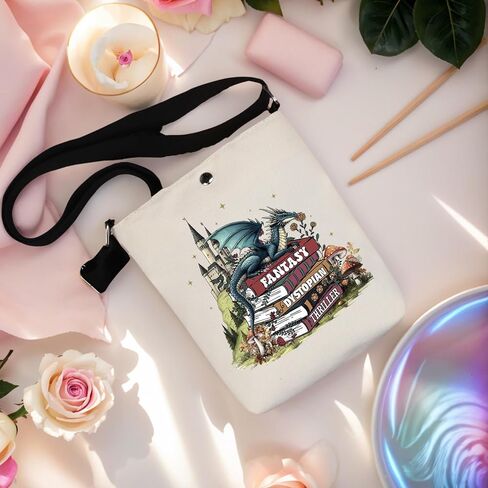 Lywjyb Birdgot Romance Reader Crossbody Bag Feminist Bookish Gift FDT Merch Political Reader Merch in Saudi Arabia