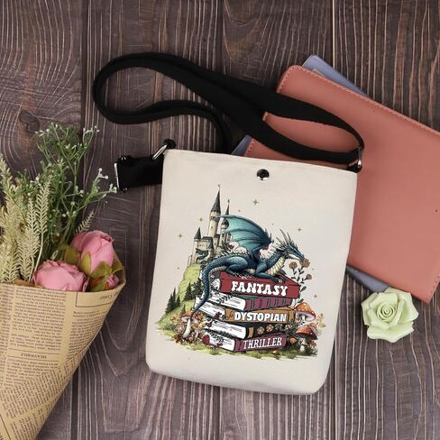 Lywjyb Birdgot Romance Reader Crossbody Bag Feminist Bookish Gift FDT Merch Political Reader Merch in Saudi Arabia