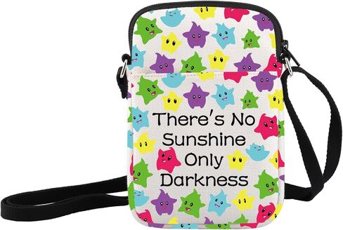 JXGZSO There's No Sunshine Only Darkness Crossbody Bag Animation Movie Lover Gift Lumalee Blue Handbag in Saudi Arabia