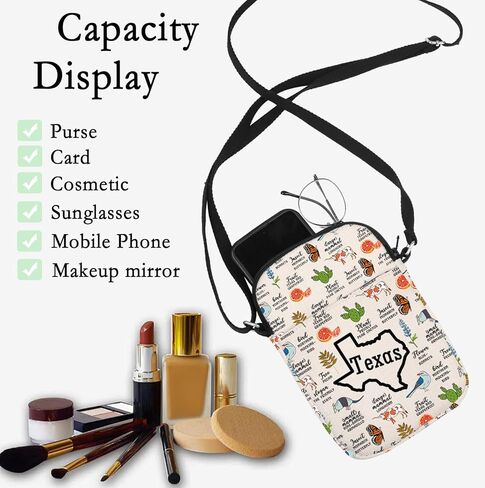 هدايا CHOORO تكساس تحت عنوان تكساس كانتري هدية حفلة توديع العزوبية حقيبة كتف ولاية تكساس هدية الترحيب بالمنزل الجديد in Kuwait