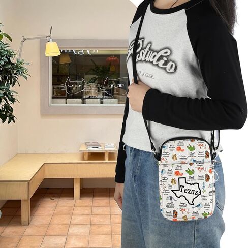 هدايا CHOORO تكساس تحت عنوان تكساس كانتري هدية حفلة توديع العزوبية حقيبة كتف ولاية تكساس هدية الترحيب بالمنزل الجديد in Kuwait