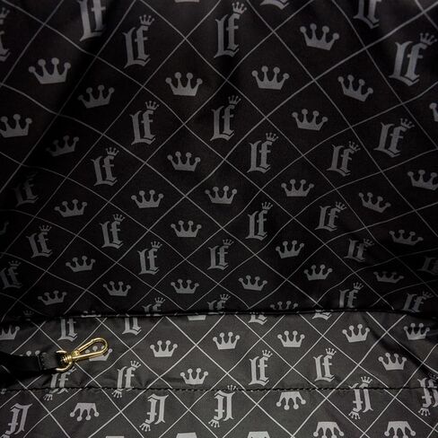 Loungefly The Mo Black Convertible Backpack and Tote Crossbody Pin Trader Bag in Saudi Arabia