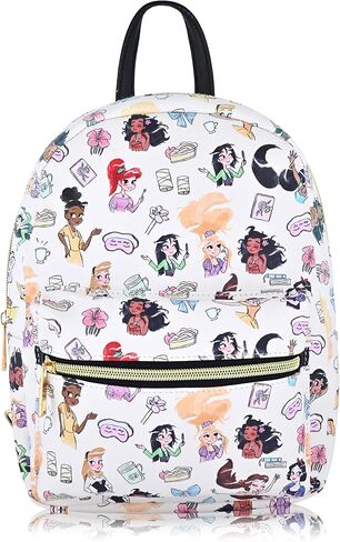 Disney Princess Backpack for Women, Men, Unisex | Cute PU Leather 10" Princess Mini Backpack Purse Shoulder Purse | Princess Bag and Princess Accessories in Saudi Arabia