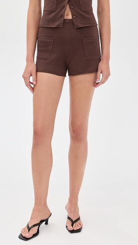Peachy Den Women's Marie Knit Shorts in Saudi Arabia