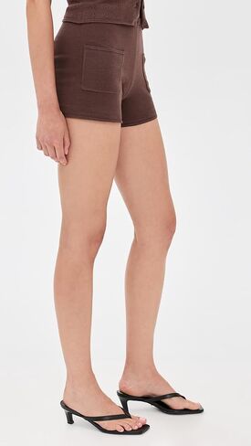 Peachy Den Women's Marie Knit Shorts in Saudi Arabia