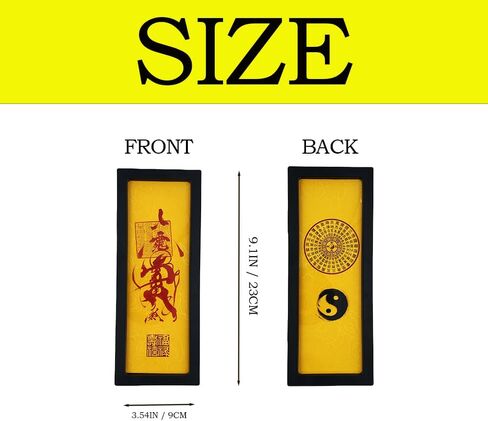 RCWG Chinese Feng Shui Amulet, House Guarding Talisman, Home/Office Desktop Decoration, Attract Positive Energy, Health, Good Lucky. Chinese Talisman for Home Defense Against Evil Forces in Kuwait