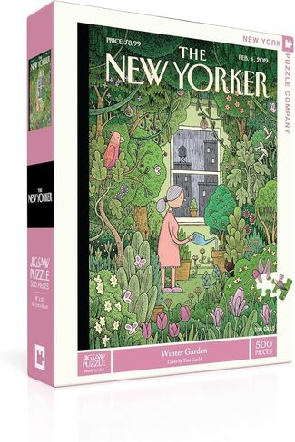 New York Puzzle Company - New Yorker Vegetable Garden - 1000 Piece Jigsaw Puzzle for Family Game Nights by Ilonka Karasz in Saudi Arabia