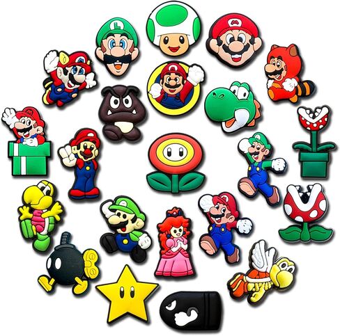 Cartoon Shoe Decoration Charms for Croc Clog Sandals in Kuwait