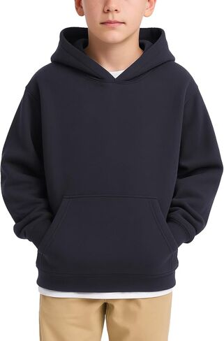 JustBlanks Youth Hoodies for Boys Girls Fleece Sweatshirt Children Pull on Hoody sweatshirt Youth Hooded Sweatshirt in Saudi Arabia