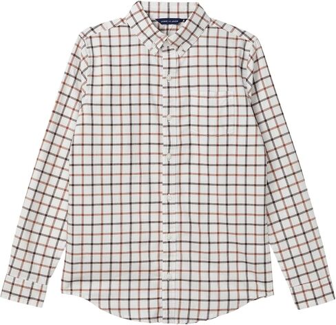 Janie and Jack Boys Tattersall Flannel Shirt in Saudi Arabia
