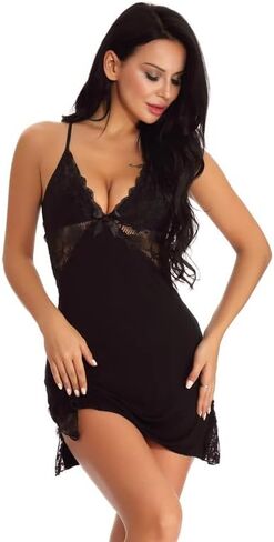 Women Lingerie Lace Chemise Sexy Sleepwear Exotic Babydoll Lingerie in Saudi Arabia