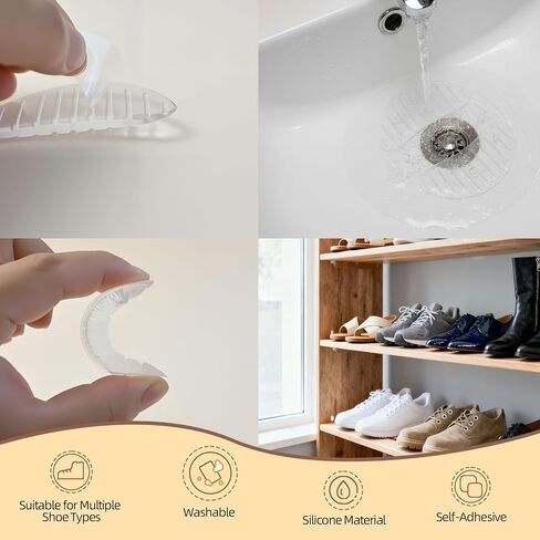 4 أزواج من دعامات قوس القدم للنساء، حشوات دعم قوس الجل للنساء، نعال أحذية لاصقة قابلة لإعادة الاستخدام لتخفيف آلام القدم من الأقدام المسطحة والتهاب اللفافة الأخمصية in Kuwait