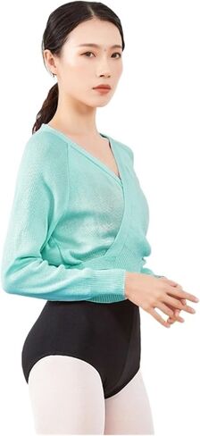 Leotards Coat Ballet Overall Wrap Sweaters Gymnastics Ballet Dance Warm Up Cardigan for Winter in Saudi Arabia
