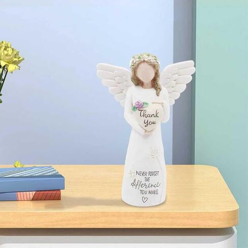 Thank You Gifts for Women, Nurses, Coworkers, Friends,Teachers – Appreciation Gifts, Retirement Gifts, Heart Angel Figurine with Sentimental Message-Sculpture in Saudi Arabia