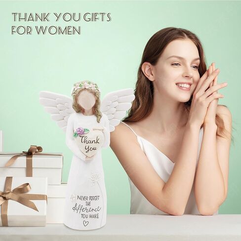 Thank You Gifts for Women, Nurses, Coworkers, Friends,Teachers – Appreciation Gifts, Retirement Gifts, Heart Angel Figurine with Sentimental Message-Sculpture in Saudi Arabia