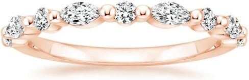 2.5 CT Marquise Cut Moissanite Wedding Ring Set For Women Engagement Bridal Ring Set Antique Alternating Solitaire 925 Silver 10K 14K 18K Solid Gold Anniversary Promise Gifts for Her in Kuwait