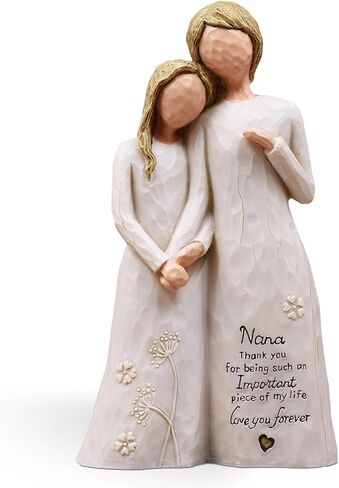 Aunt Birthday Gifts, Gifts for Aunts from Niece, Auntie Gift Ideas, Best Aunt Ever Gift, Aunt Niece Embrace Hand-Painted Resin Figurine in Saudi Arabia