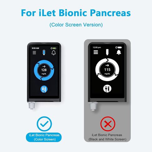 علبة مضخة الأنسولين iGuerburn لبنكرياس iLet Bionic | حافظة مضخة بيتا بيونيكس iLet مع مشبك حزام دوار 360 درجة | إكسسوارات آي ليت بيونيك | حامل iLet لإصدار الشاشة الملونة in Kuwait