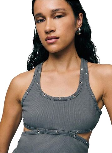 SweatyRocks المرأة Y2k الجرونج قطع تانك القمم عادية بلا أكمام الصيف الشرير الصخرة الشارع الشهير الخروج in Kuwait
