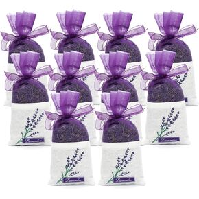 Lavender Sachets Bag for Drawers and Closets，Perfect for Cars, Gym Bags or Anyplace That Needs to Smell Better，Long-Lasting Fresh Scents，Pack of 10 in Saudi Arabia
